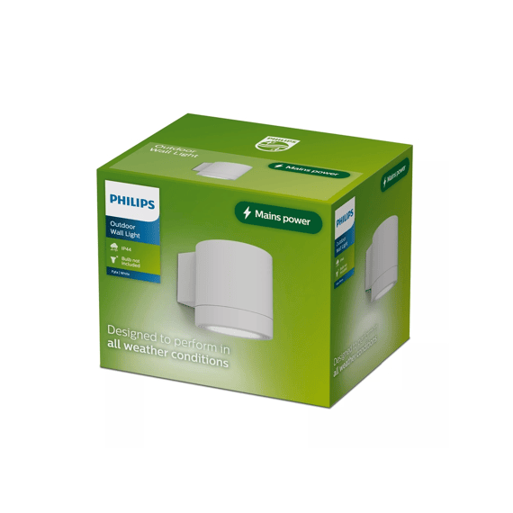 Philips Fylx Wandlamp Max 5w Wit Hv Aluminium