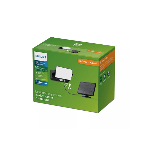 Philips Fyns Sensor Security 8.2w 30k Zwart Ir