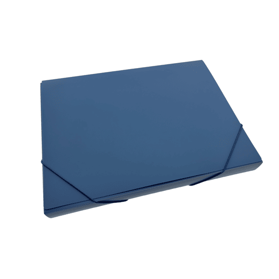 Tropical Teal Elastobox Pp A4 25mm Blauw