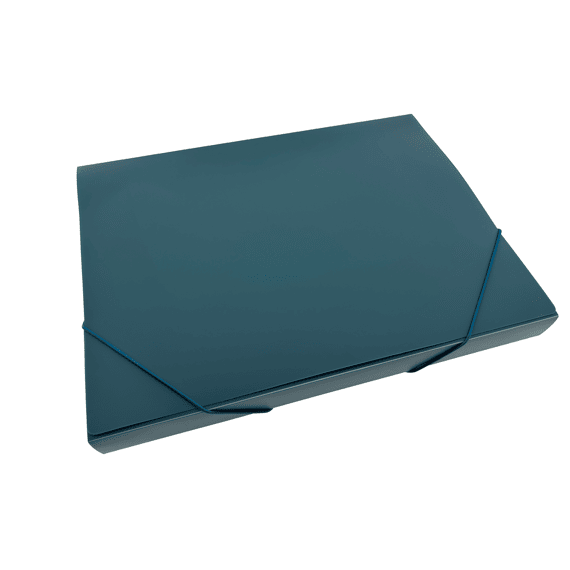 Tropical Teal Elastobox Pp A4 25mm Teal