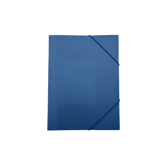 Tropical Teal Elastomap 3-klep Pp A4 Blauw