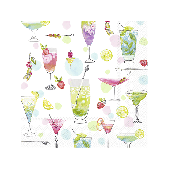 Ihr 9979 Cocktails For Her Cocktailservet Mix