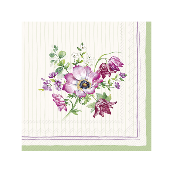 Ihr 10919 Whisper Of Spring Cocktailservet Cream