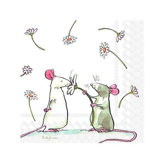 Ihr 7326 A Daisy For You Lunchservet Mix