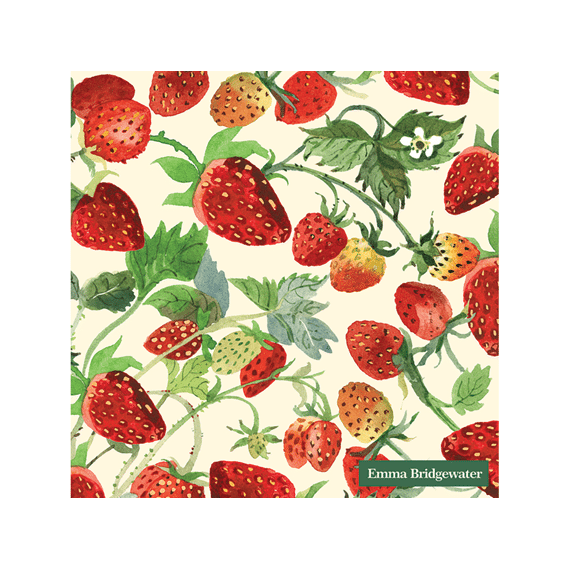 Ihr 9130 Strawberries Lunchservet Cream