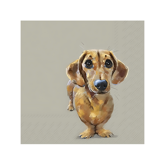 Ihr 10786 Dog Buddy Lunchservet Linen