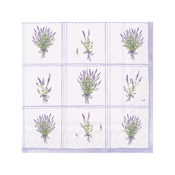 Ihr 10976 Lavender Charm Lunchservet Lilac