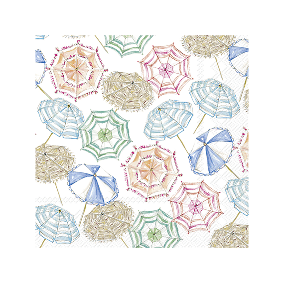 Ihr 11113 Coral Umbrella Lunchservet Mix