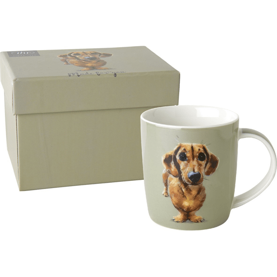 Ihr 10786 Dog Buddy Porselein Beker Linen