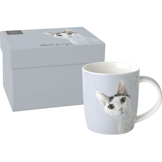 Ihr 10787 Cat Stella Porselein Beker L.blauw