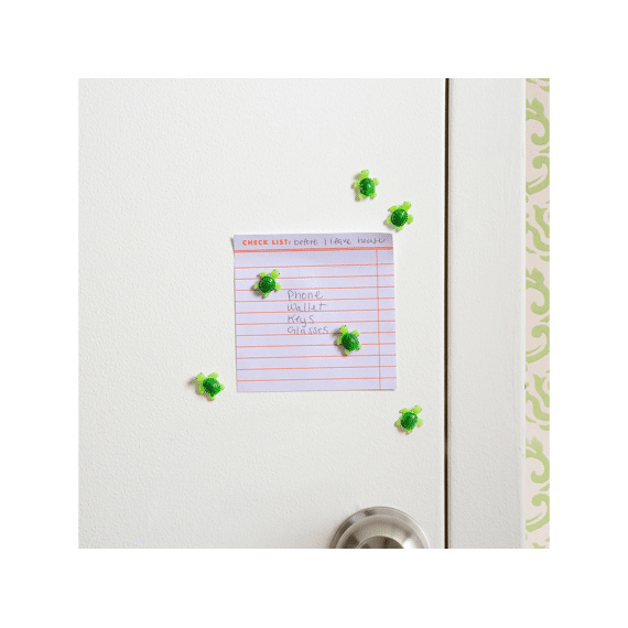 Kikkerland Baby Turtles Magneet 6 stuks
