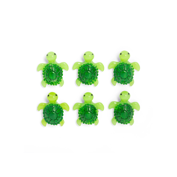 Kikkerland Baby Turtles Magneet 6 stuks