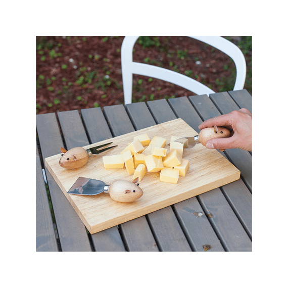 Kikkerland Mice Kaasmessenset 3-delig