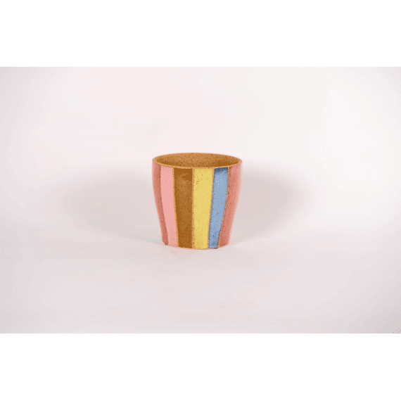 Striped Sweetness  Bloempot Keramiek Ø16xh15cm