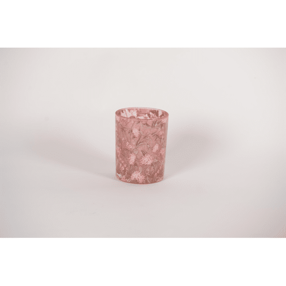 Joie Du Printemps Glazen Votief Roses Ø10xh12,5cm