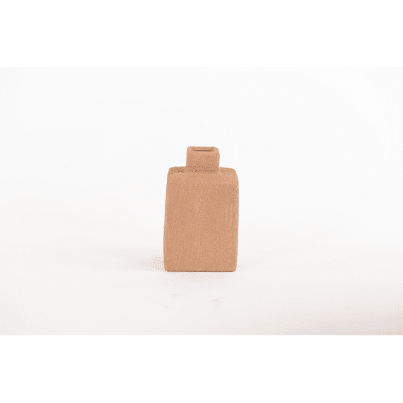 Rustic Beauty  Flesvormige Vaas Keramiek Rust L11,5x11,5xh18,5cm