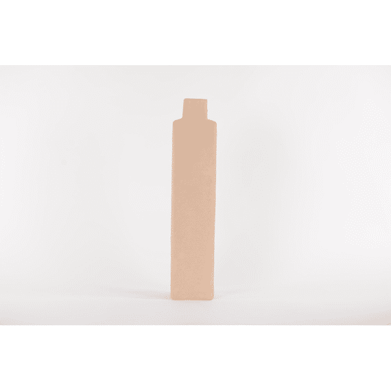 Rustic Beauty  Flesvormige Vaas Keramiek Pink Champagne L13x13xh60cm