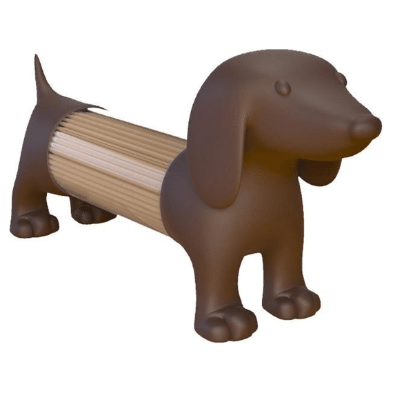 Balvi Teckel Tandenstokerhouder Bruin