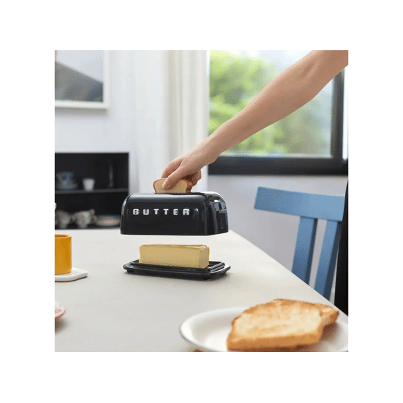 Balvi Toasty Botervloot Keramiek Zwart