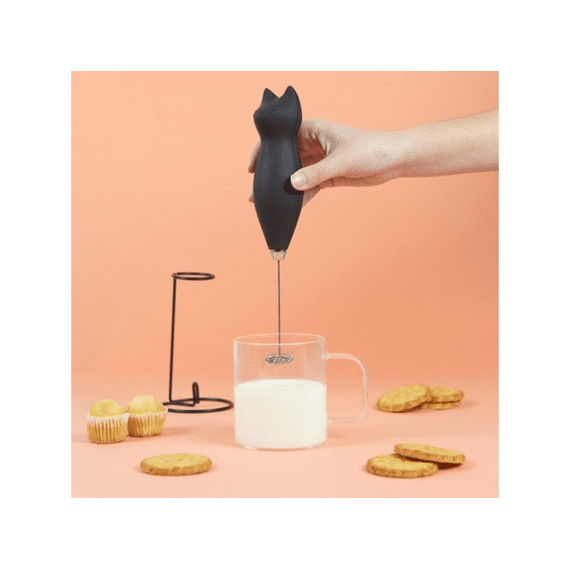 Balvi Meow Melkopschuimer Zwart