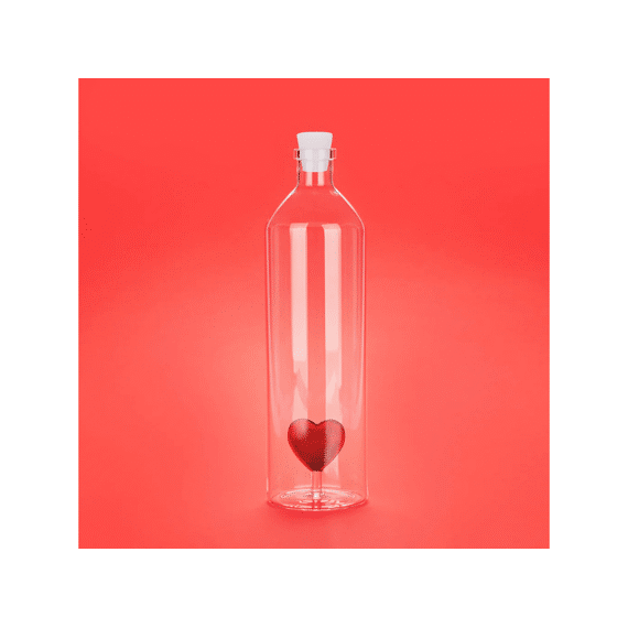 Balvi Atlantis Fles Met Glasdecoratie 0,5l Love