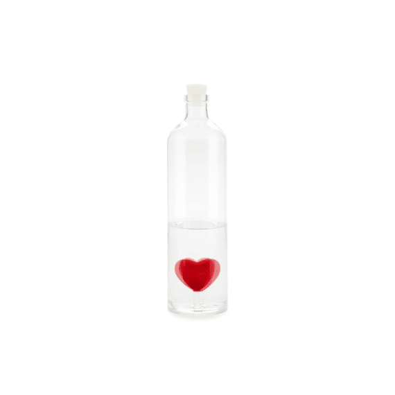 Balvi Atlantis Fles Met Glasdecoratie 0,5l Love