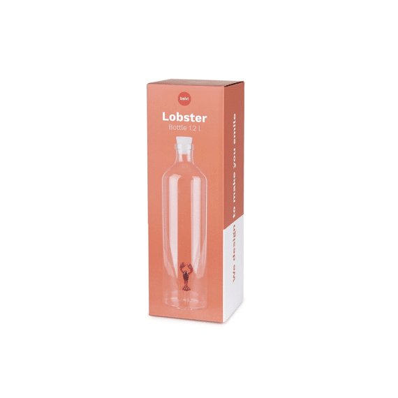 Balvi Atlantis Fles Met Glasdecoratie 0,5l Kreeft