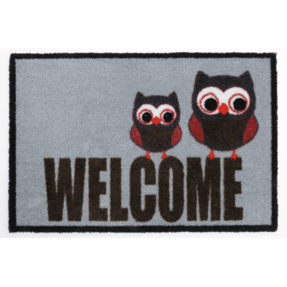 Deco Elegance 40x60cm Uil Grijs + Ruiter