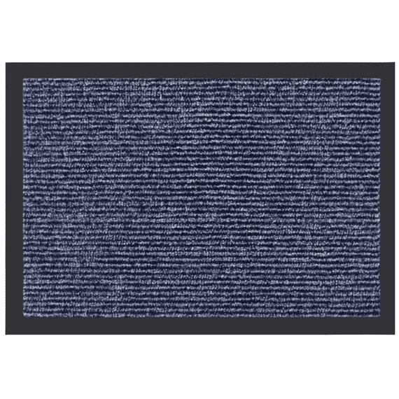 Mat Met Boord Zebra 50x75cm Blauw Met Ruiter