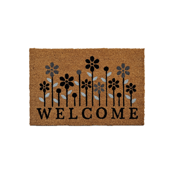 Kokosmat 40x60 Welcome Flowers