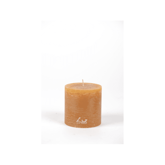 Luz Your Senses Rustic - Cilinderkaars - Beeswax - Ø9xh9cm