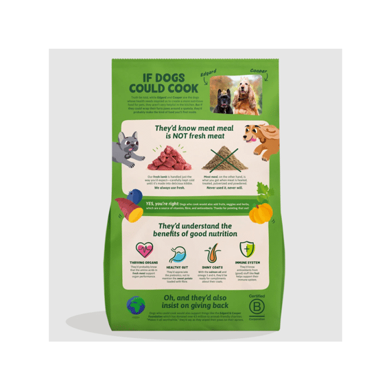 Edgard & Cooper Dog Adult Droog Lam Small 3kg