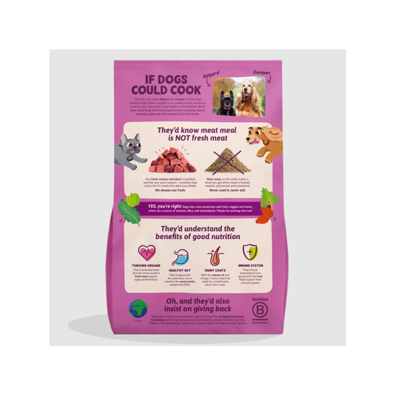 Edgard & Cooper Dog Adult Droog Hertenvlees/eend Small 3kg 