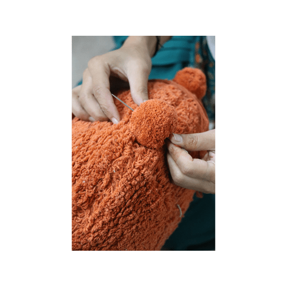 Lorena Canals Vloerkussen Bubbly Terracotta