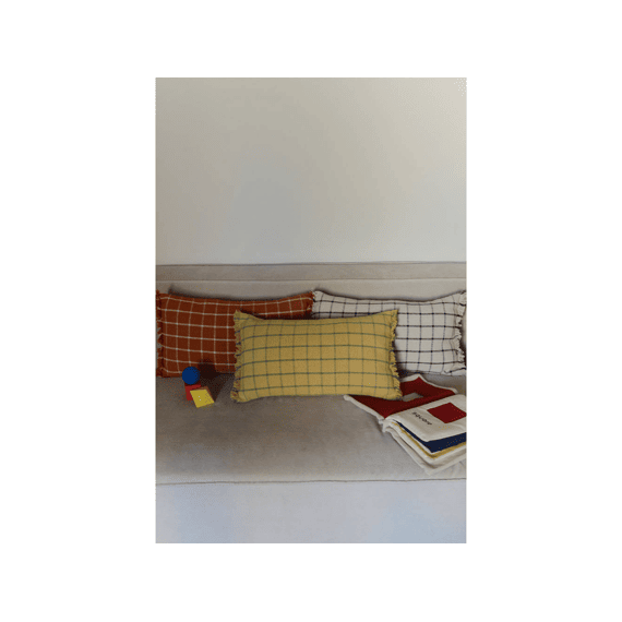 Lorena Canals Kussen Geo Block Terracotta