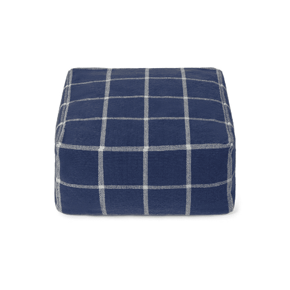 Lorena Canals Poef Geo Block Navy Blue