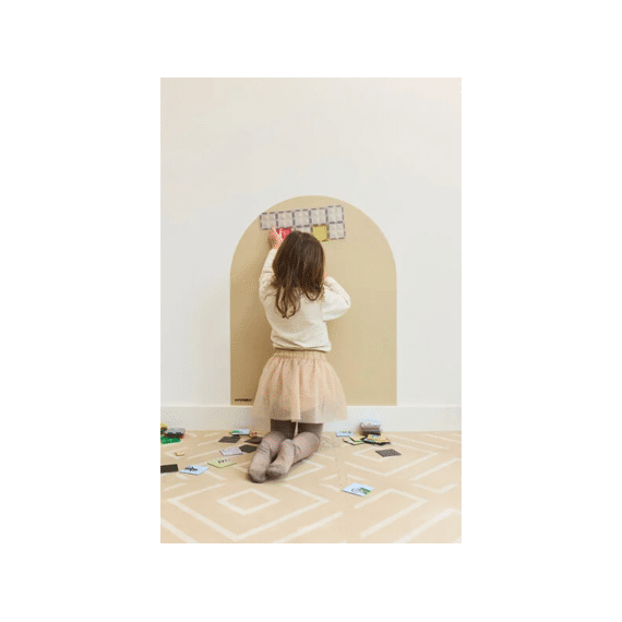Kinderly Verplaatsbare Magnetische Muursticker Beige