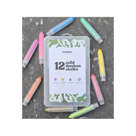 Kinderly Stofvrije Krijtjes 12 Stuks