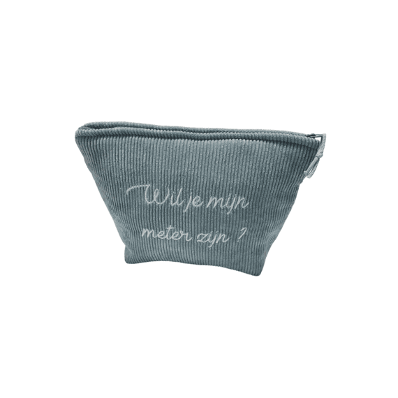 Vis Ta Vie Tasje Ponycor Medium 19x18cm Frosty Blue Wil Je Mij Meter Zijn?