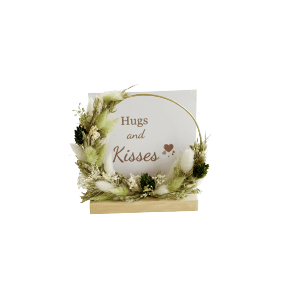 Vis Ta Vie Flowerhoop Rond 12cm Spriggy Green