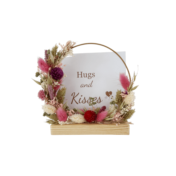 Vis Ta Vie Flowerhoop Rond 12cm Roselle