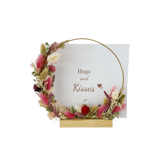 Vis Ta Vie Flowerhoop Rond 17cm Roselle