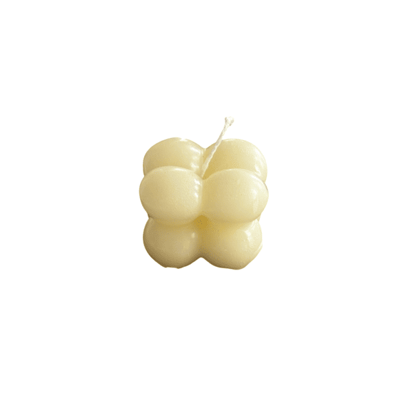 Vis Ta Vie Bubbles Candle 6 Stuks 4cm Ivory