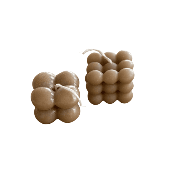 Vis Ta Vie Bubbles Candle 6 Stuks 4cm Seashell