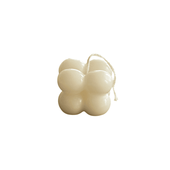Vis Ta Vie Bubbles Candle 6 Stuks 4cm Offwhite