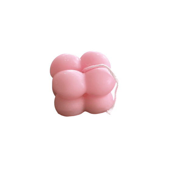 Vis Ta Vie Bubbles Candle 6 Stuks 4cm Baby Rose
