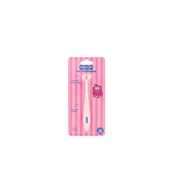 Babyton Tandenborstel Tooth Hugger Roze Pinky
