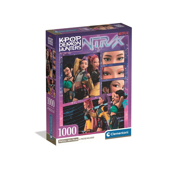 Clementoni Puzzel 1000 Stuks K-pop Demon Hunters