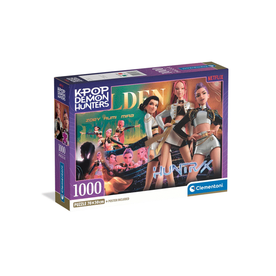 Clementoni Puzzel 1000 Stuks K-pop Demon Hunters