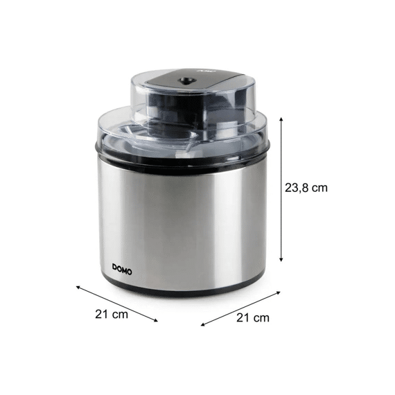Ijsroommachine 2l Inox Gelatwist